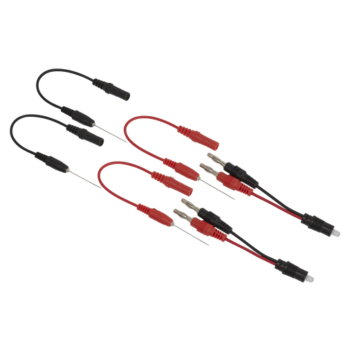 Sealey - NLTS01 Noid Light Test Lead Set 6pc Vehicle Service Tools Sealey - Sparks Warehouse