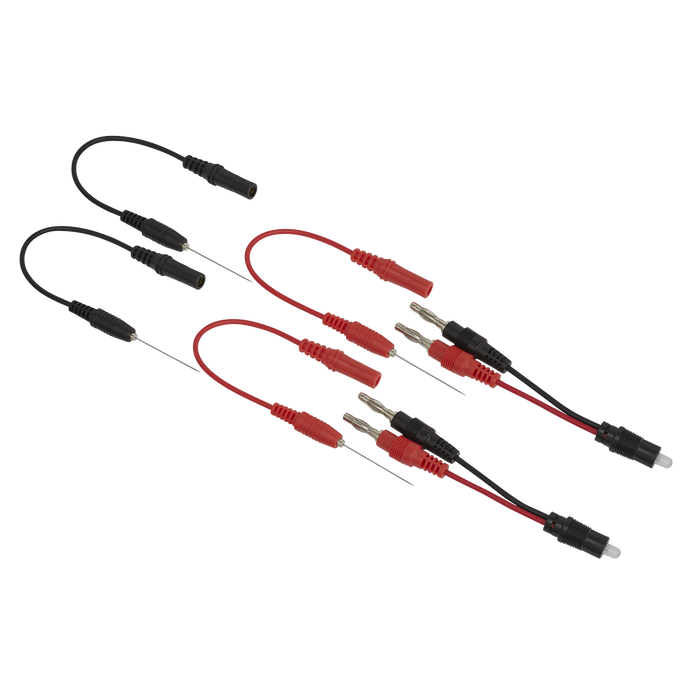 Sealey - NLTS01 Noid Light Test Lead Set 6pc Vehicle Service Tools Sealey - Sparks Warehouse