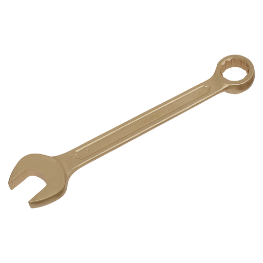 Sealey - NS013 Combination Spanner 30mm Non-Sparking Hand Tools Sealey - Sparks Warehouse