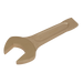 Sealey - NS027 Slogging Spanner Open End 60mm Non-Sparking Hand Tools Sealey - Sparks Warehouse