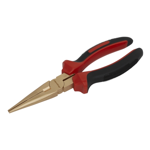 Sealey - NS075 Long Nose Pliers 200mm Non-Sparking Hand Tools Sealey - Sparks Warehouse