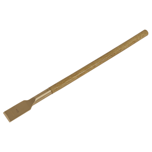 Sealey - NS112 Scraper Long Handle 50 x 690mm Non-Sparking Hand Tools Sealey - Sparks Warehouse