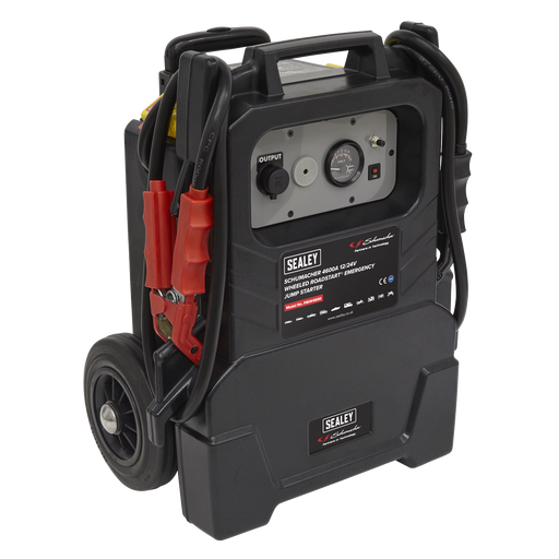 Sealey - PBIW4600 Schumacher® Wheeled RoadStart® Emergency Jump Starter 12/24V 500hp Garage & Workshop Sealey - Sparks Warehouse