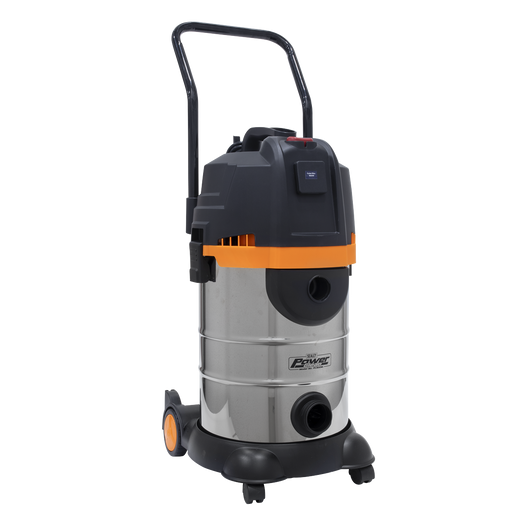 Sealey - PC300BL Vacuum Cleaner Cyclone Wet & Dry 30L Double Stage 1200W/230V Janitorial, Material Handling & Leisure Sealey - Sparks Warehouse