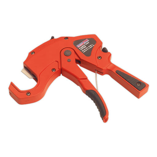 Sealey - PC40 Plastic Pipe Cutter Ø6-42mm Capacity OD Hand Tools Sealey - Sparks Warehouse