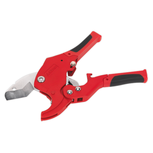 Sealey - PC41 Plastic Pipe Cutter Quick Release Ø6-42mm Hand Tools Sealey - Sparks Warehouse