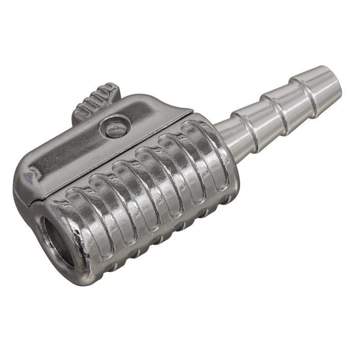 Sealey - Straight Swivel Tyre Inflator Clip-On Connector 6mm Bore Vehicle Service Tools Sealey - Sparks Warehouse