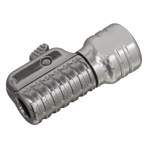 Sealey - Straight Swivel Tyre Inflator Clip-On Connector 1/4"BSP(F) Vehicle Service Tools Sealey - Sparks Warehouse