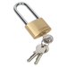 Sealey - PL101L Brass Body Padlock Long Shackle 40mm Storage & Workstations Sealey - Sparks Warehouse