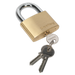 Sealey - PL103 Brass Body Padlock 60mm Storage & Workstations Sealey - Sparks Warehouse