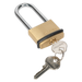 Sealey - PL201L Brass Body Padlock Long Shackle 40mm Storage & Workstations Sealey - Sparks Warehouse