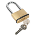 Sealey - PL202L Brass Body Padlock Long Shackle 50mm Storage & Workstations Sealey - Sparks Warehouse