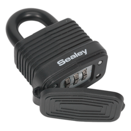 Sealey - PL301CW Steel Body Weatherproof Combination Padlock 42mm Storage & Workstations Sealey - Sparks Warehouse