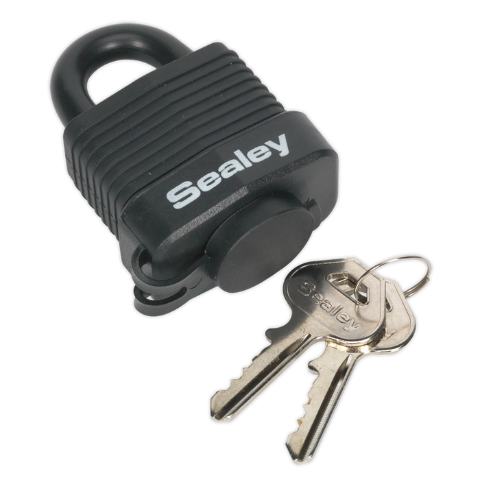 Sealey - PL301W Steel Body Weatherproof Padlock 45mm Storage & Workstations Sealey - Sparks Warehouse