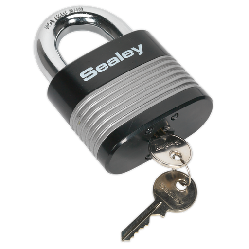 Sealey - PL404 Zinc Coated Steel Body Padlock 70mm Storage & Workstations Sealey - Sparks Warehouse