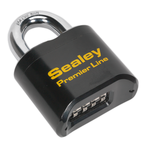 Sealey - PL603 Steel Body Combination Padlock 62mm Storage & Workstations Sealey - Sparks Warehouse