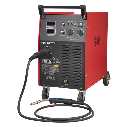 Sealey - POWERMIG3530 Professional MIG Welder 300A 415V 3ph with Binzel® Euro Torch Welding & Cutting Sealey - Sparks Warehouse