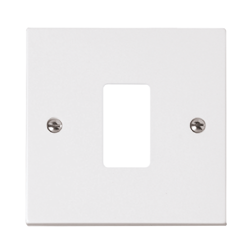 Scolmore PRW20401 - 1 Gang GridPro® Frontplate GridPro Scolmore - Sparks Warehouse