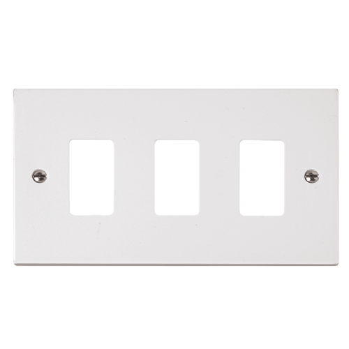 Scolmore PRW20403 - 3 Gang GridPro® Frontplate GridPro Scolmore - Sparks Warehouse