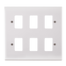 Scolmore PRW20506 - 6 Gang GridPro® Frontplate GridPro Scolmore - Sparks Warehouse