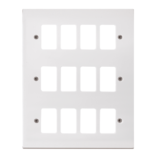 Scolmore PRW20512 - 12 Gang GridPro® Frontplate GridPro Scolmore - Sparks Warehouse