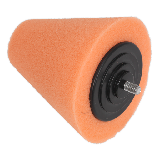 Sealey - PTCCHC85O Buffing & Polishing Foam Cone Orange/Firm Consumables Sealey - Sparks Warehouse