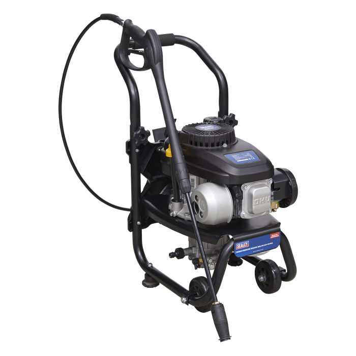 Sealey - PWM1300 Pressure Washer 130bar 420L/hr 2.4hp Petrol Janitorial, Material Handling & Leisure Sealey - Sparks Warehouse