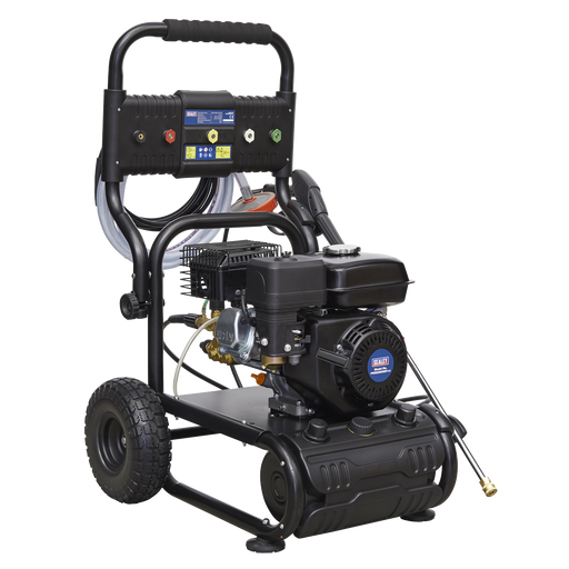 Sealey - PWM2500SP Pressure Washer 220bar 540L/hr Self-Priming 6.5hp Petrol Janitorial, Material Handling & Leisure Sealey - Sparks Warehouse