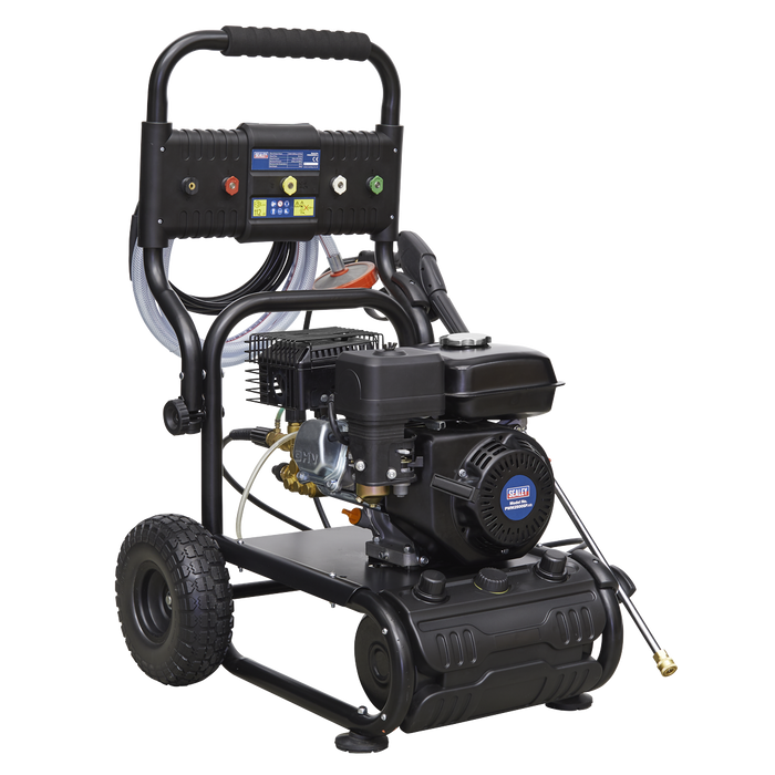 Sealey - PWM2500SP Pressure Washer 220bar 540L/hr Self-Priming 6.5hp Petrol Janitorial, Material Handling & Leisure Sealey - Sparks Warehouse