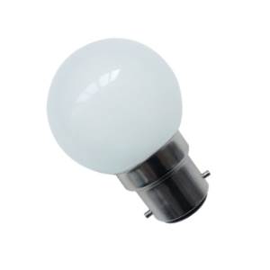 Golf Ball 60w Ba22d/BC 240v White Light Bulb - 45mm General Household Lighting Easy Light Bulbs  - Easy Lighbulbs