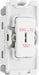 Bg Evolve RPCDW12EL Grid 20AX Key Switch 2W, SP - "EMG LTG TEST" - White Evolve Grid BG - Sparks Warehouse