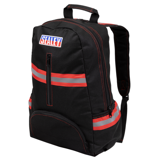 Sealey - RSBP1 Backpack with Reflective Strips 23L Storage & Workstations Sealey - Sparks Warehouse