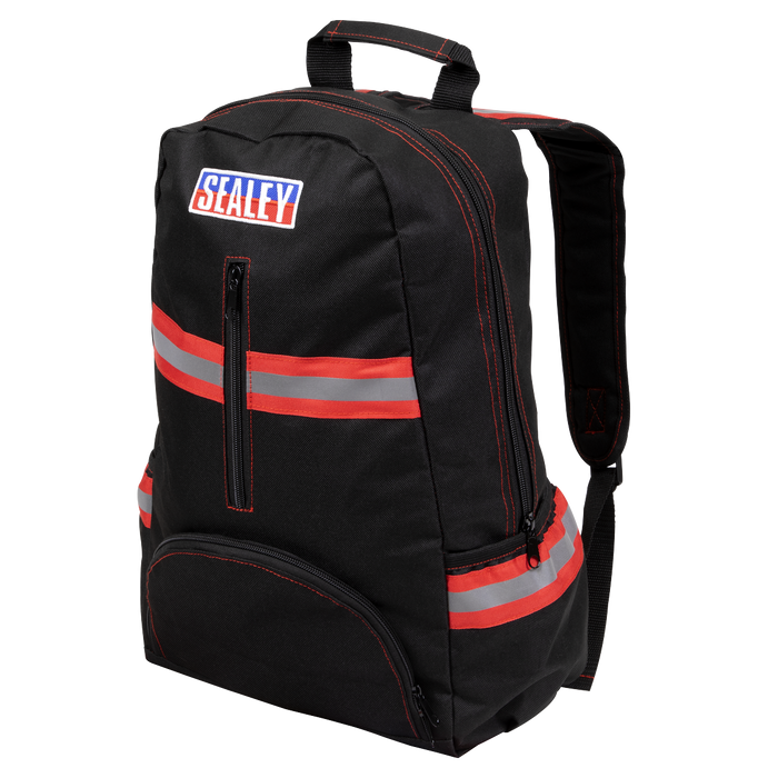 Sealey - RSBP1 Backpack with Reflective Strips 23L Storage & Workstations Sealey - Sparks Warehouse