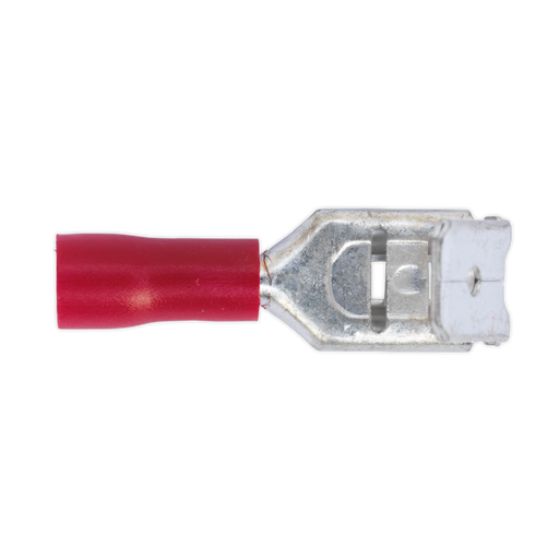 Sealey - RT17 Piggy-Back Terminal 6.3mm Red Pack of 100 Consumables Sealey - Sparks Warehouse