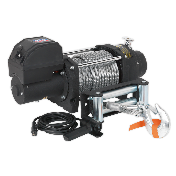 Sealey - RW8180 Recovery Winch 8180kg (18000lb)Line Pull 12V Industrial Janitorial, Material Handling & Leisure Sealey - Sparks Warehouse