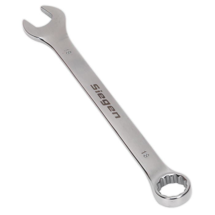 Sealey - S01018 Combination Spanner 18mm Hand Tools Sealey - Sparks Warehouse