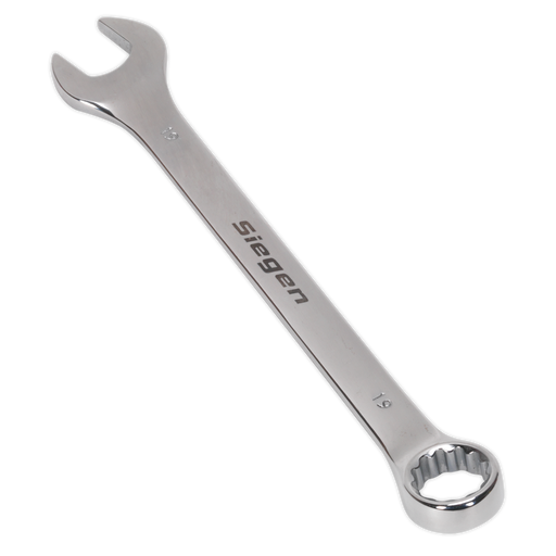 Sealey - S01019 Combination Spanner 19mm Hand Tools Sealey - Sparks Warehouse