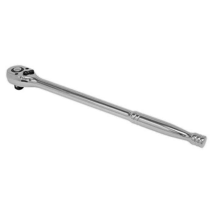 Sealey - S01159 Ratchet Wrench Long Pattern 375mm 1/2"Sq Drive Pear-Head Flip Reverse Hand Tools Sealey - Sparks Warehouse