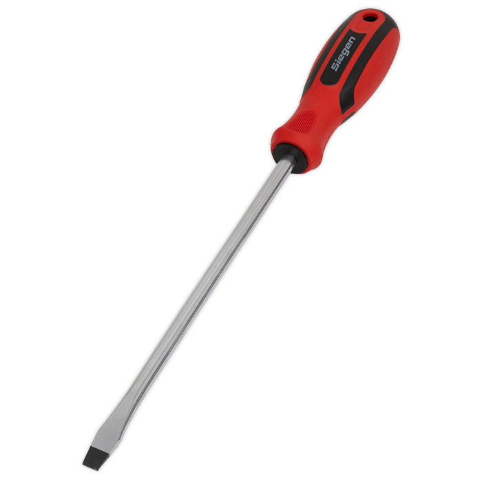 Sealey - S01177 Screwdriver Slotted 8 x 200mm Hand Tools Sealey - Sparks Warehouse