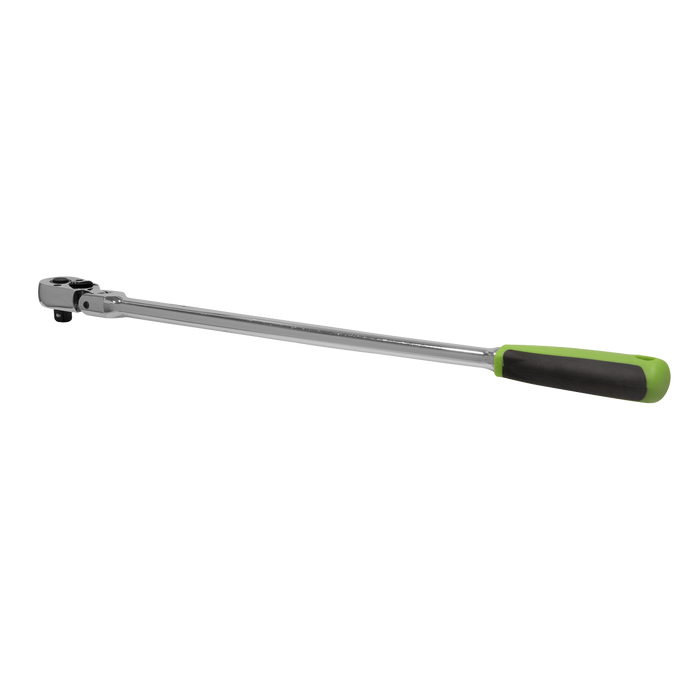 Sealey - S01208 Ratchet Wrench 3/8"Sq Drive Extra Long Flexi-Head Flip Reverse Hand Tools Sealey - Sparks Warehouse