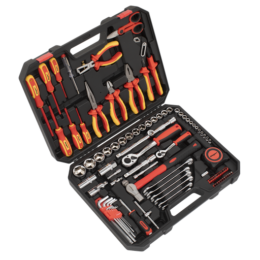Sealey - Electrician's Tool Kit 90pc Hand Tools Sealey - Sparks Warehouse