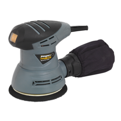Sealey - S0125 Dual Action Palm Sander Ø125mm 240W/230V Electric Power Tools Sealey - Sparks Warehouse
