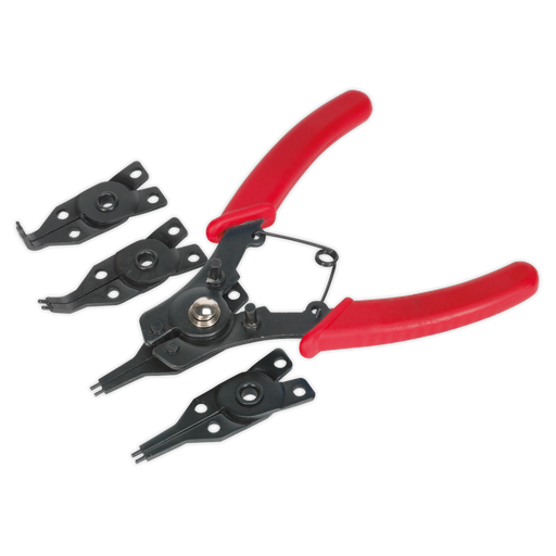 Sealey - S0457 Circlip Pliers Set Internal/External Hand Tools Sealey - Sparks Warehouse