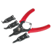 Sealey - S0457 Circlip Pliers Set Internal/External Hand Tools Sealey - Sparks Warehouse