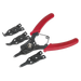 Sealey - S0457 Circlip Pliers Set Internal/External Hand Tools Sealey - Sparks Warehouse