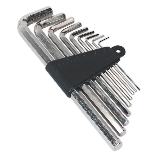 Sealey - S0493 Hex Key Set 9pc Metric Hand Tools Sealey - Sparks Warehouse