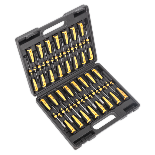 Sealey - S0899 Precision Screwdriver Set 31pc Hand Tools Sealey - Sparks Warehouse