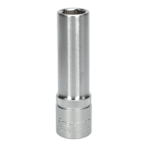 Sealey - S1213D WallDrive® Socket 13mm Deep 1/2"Sq Drive Hand Tools Sealey - Sparks Warehouse