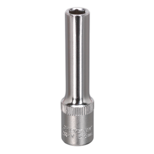 Sealey - S14055D WallDrive® Socket 5.5mm Deep 1/4"Sq Drive Hand Tools Sealey - Sparks Warehouse