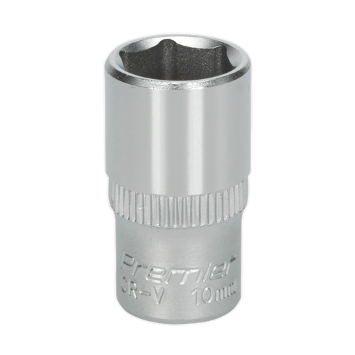 Sealey - S1410 WallDrive® Socket 10mm 1/4"Sq Drive Hand Tools Sealey - Sparks Warehouse